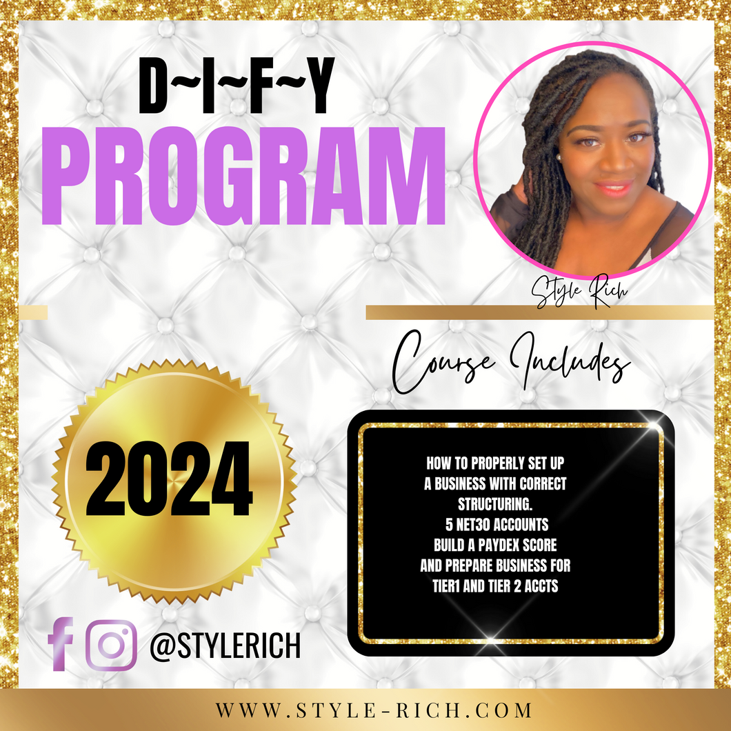 DIFY. “Do It For You” Business Credit program