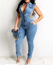Load image into Gallery viewer, Jean jumpsuit
