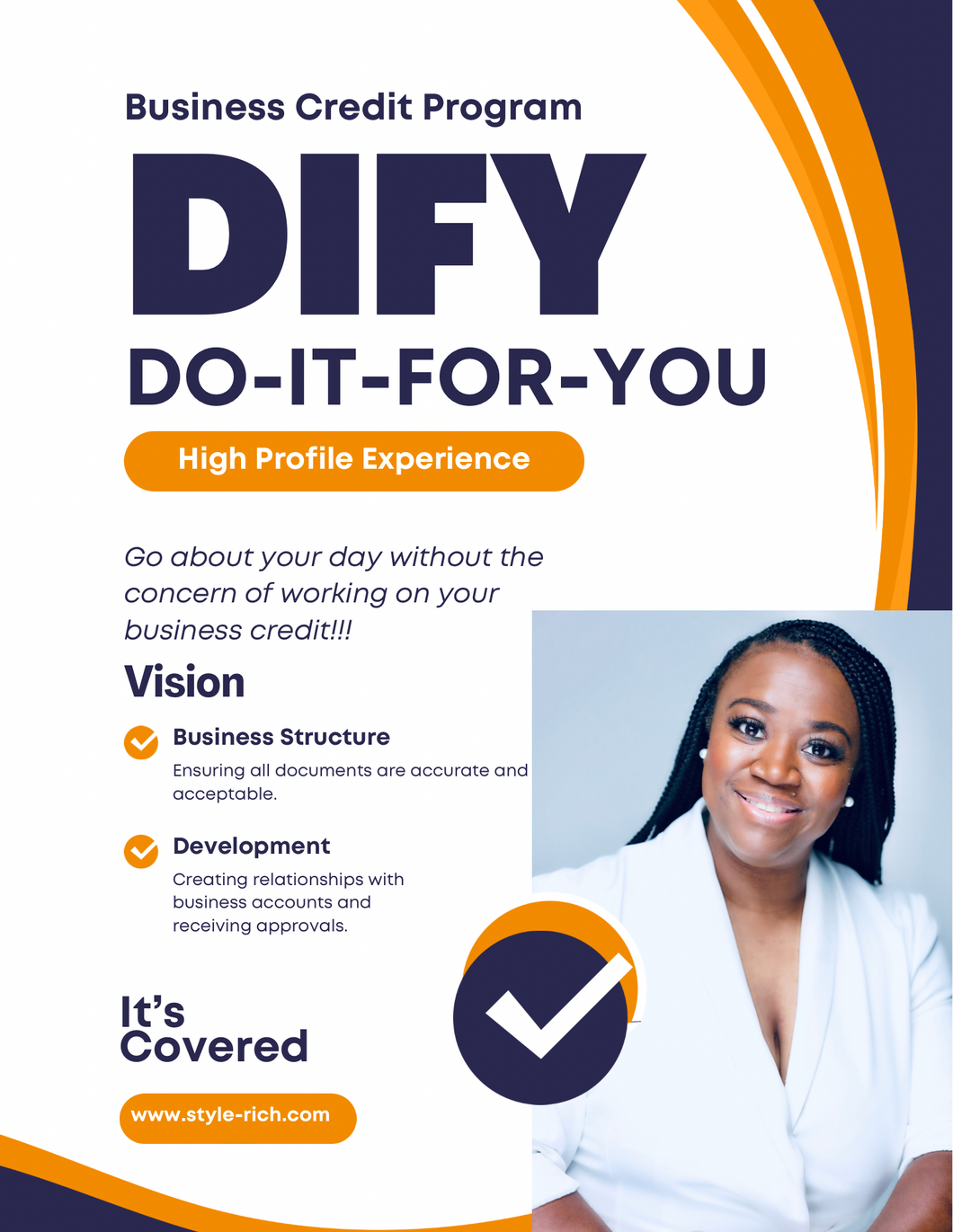 DIFY. “Do It For You” Business Credit program