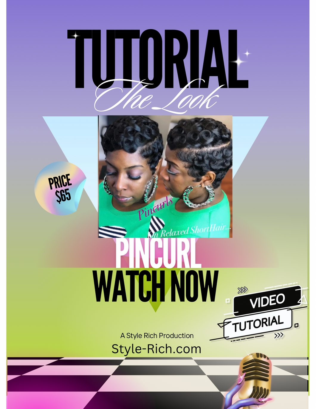 How To Slay Pincurls On Short Hair